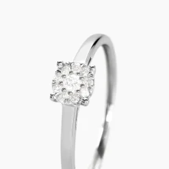 Bague Or Blanc Adeline Diamants|Marc Orian New