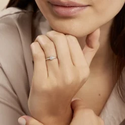 Bague Or Blanc Adeline Diamants|Marc Orian New