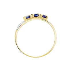 Bague Or Jaune Abelard Saphirs Diamants|Marc Orian Hot