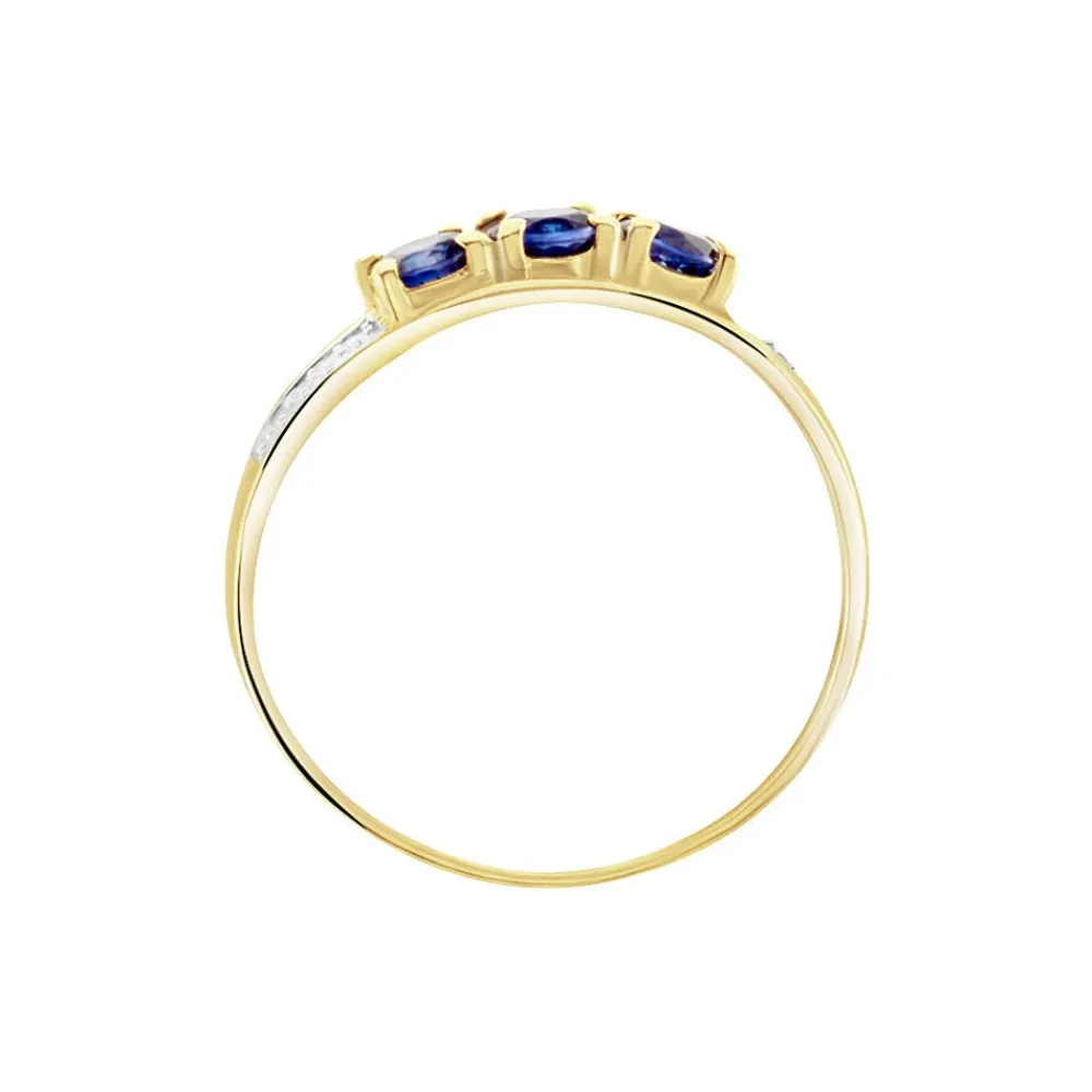 Bague Or Jaune Abelard Saphirs Diamants|Marc Orian Hot
