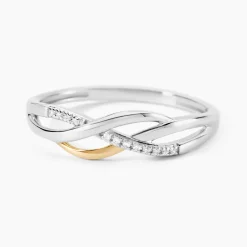 Bague Or Jaune Argent Blanc Oxyde De Zirconium|Marc Orian Outlet