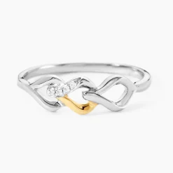 Bague Or Jaune Argent Blanc Oxyde De Zirconium|Marc Orian Discount