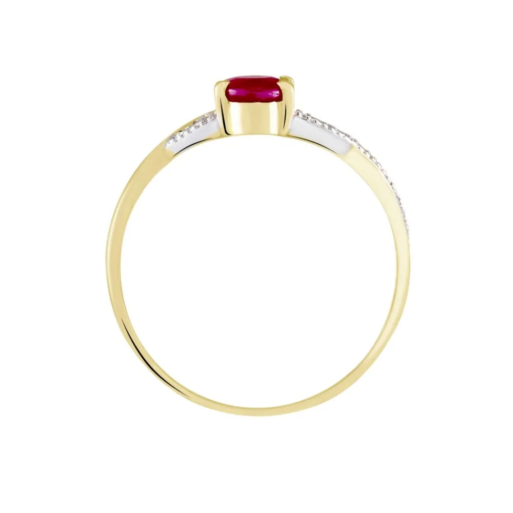 Bague Or Jaune Candice Rubis|Marc Orian Hot