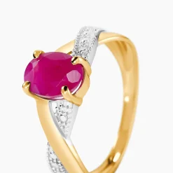 Bague Or Jaune Candice Rubis|Marc Orian Hot