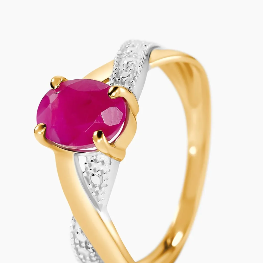 Bague Or Jaune Candice Rubis|Marc Orian Hot