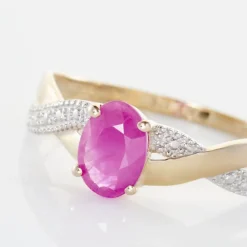 Bague Or Jaune Candice Rubis|Marc Orian Hot
