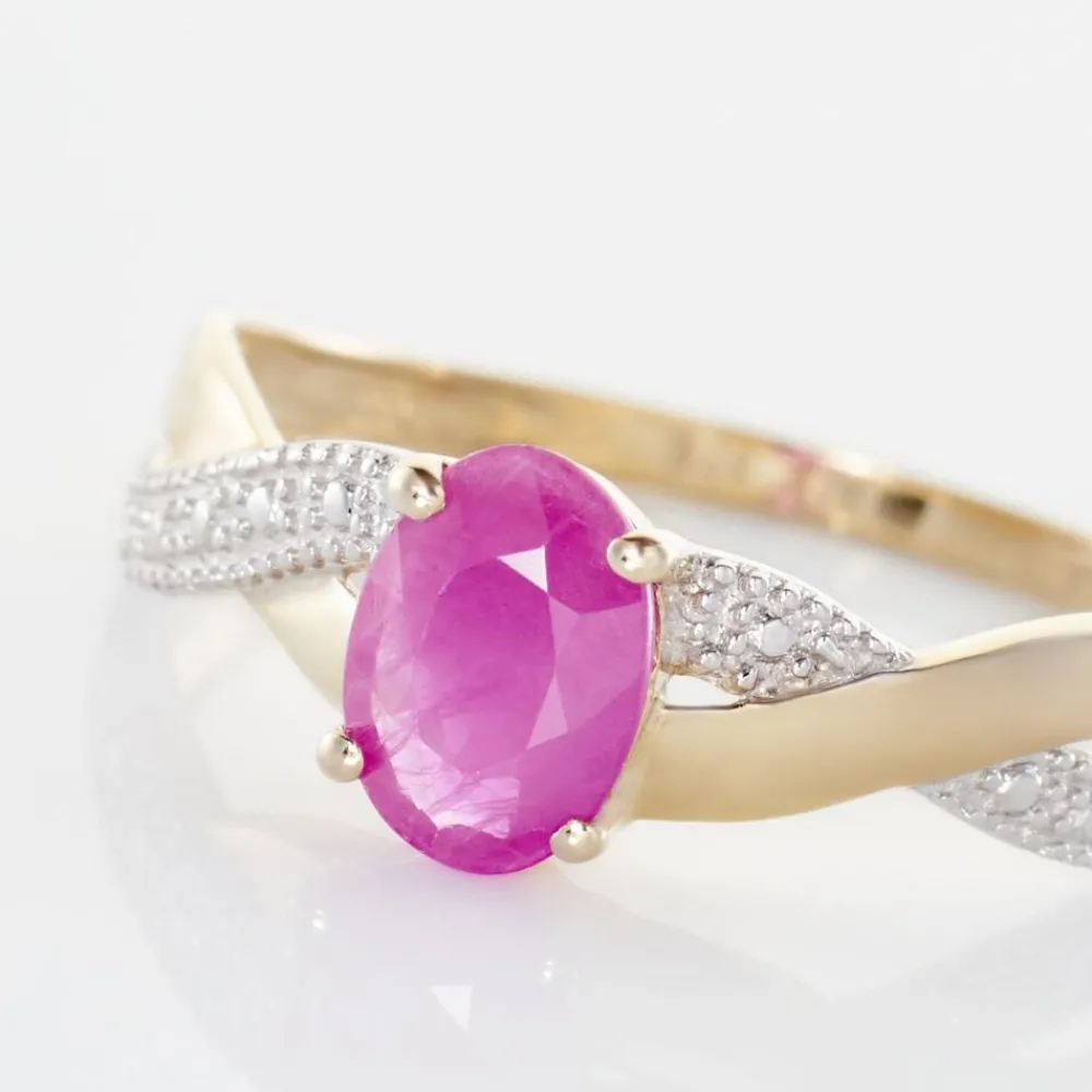 Bague Or Jaune Candice Rubis|Marc Orian Hot