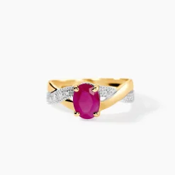 Bague Or Jaune Candice Rubis|Marc Orian Hot