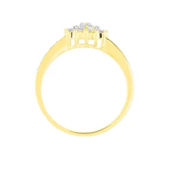 Bague Or Jaune Chou Diamants