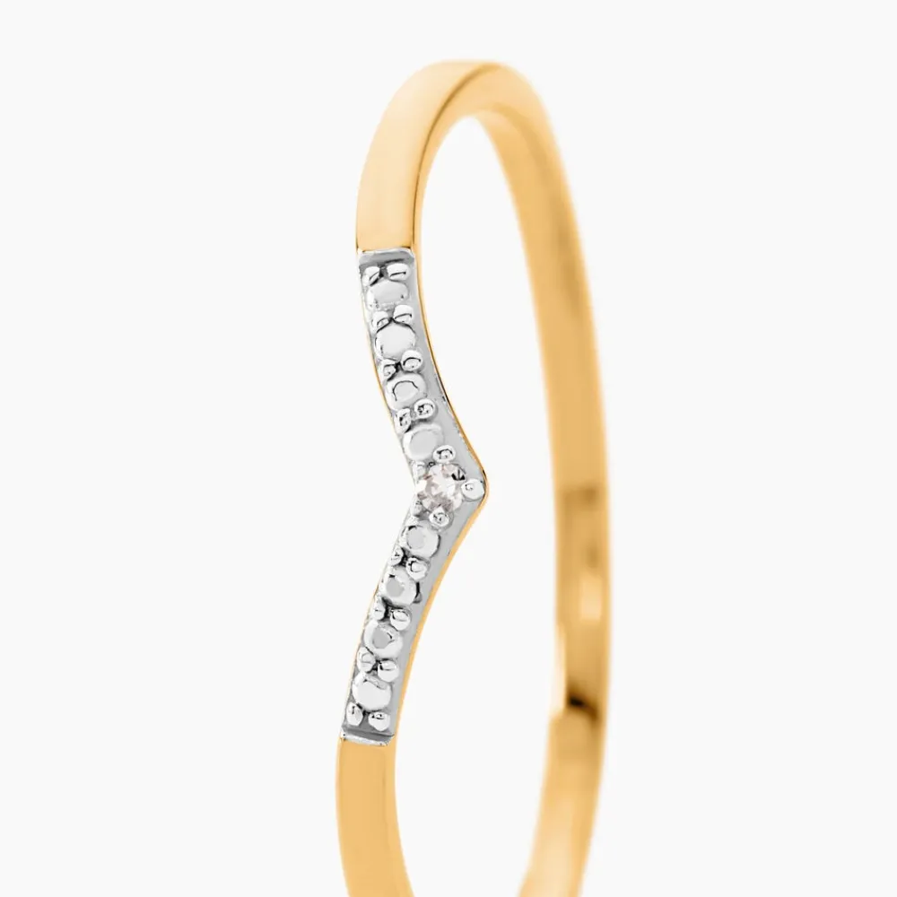 Bague Or Jaune Kaitlynn Diamant|Marc Orian New