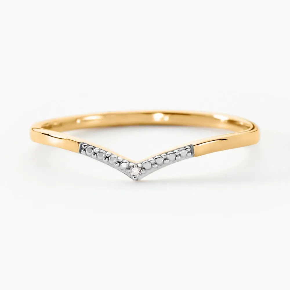 Bague Or Jaune Kaitlynn Diamant|Marc Orian New
