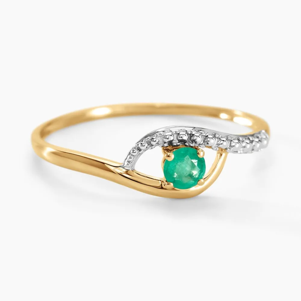 Bague Or Jaune Karmele Emeraude|Marc Orian New