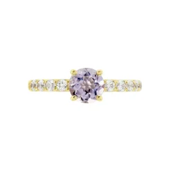 Bague Or Jaune Monroe Amethyste Oxydes De Zirconium|Marc Orian Discount