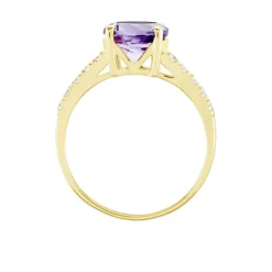 Bague Or Jaune Terese Améthyste