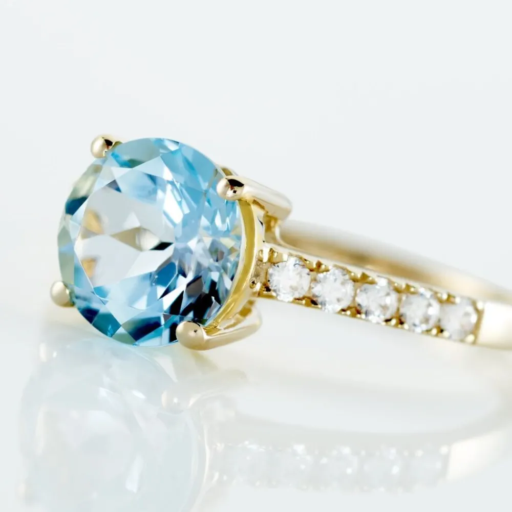 Bague Or Jaune Terese Topaze|Marc Orian Outlet