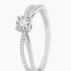 Bague Orphee Or Blanc Diamant|Marc Orian New