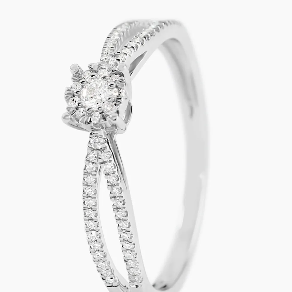 Bague Orphee Or Blanc Diamant|Marc Orian New