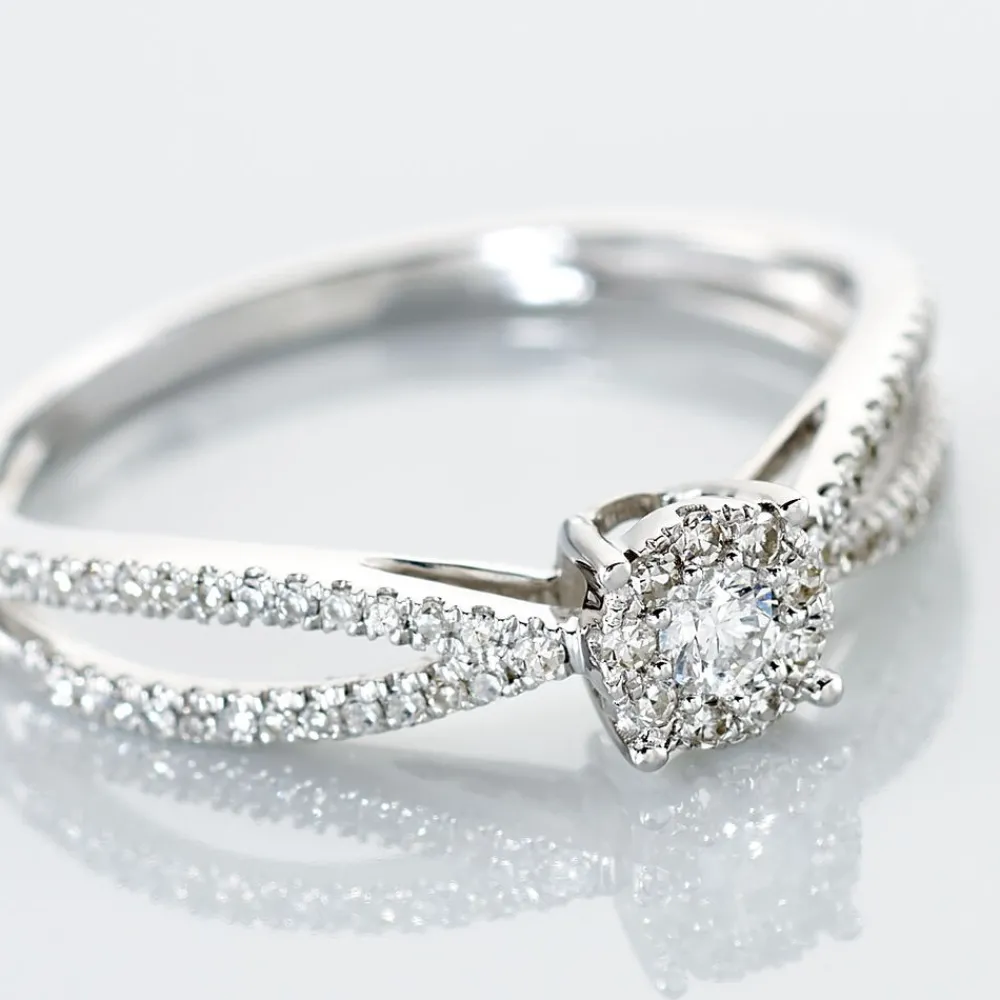 Bague Orphee Or Blanc Diamant|Marc Orian New