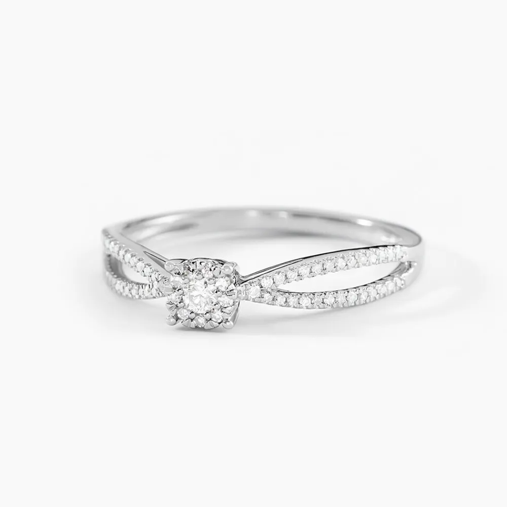 Bague Orphee Or Blanc Diamant|Marc Orian New