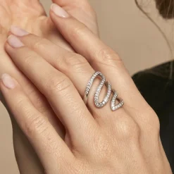 Bague Orsina Argent Argenté Oxyde De Zirconium|Marc Orian Outlet