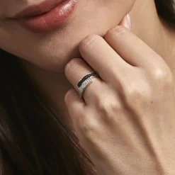 Bague Ouarida Argent Blanc Oxyde De Zirconium|Marc Orian Discount