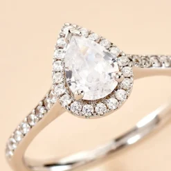 Bague Pascalyne Argent Blanc Oxyde De Zirconium
