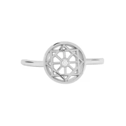 Bague Peinda Argent Blanc Oxyde De Zirconium
