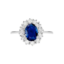 Bague Perez 2 Argent Blanc Oxyde De Zirconium