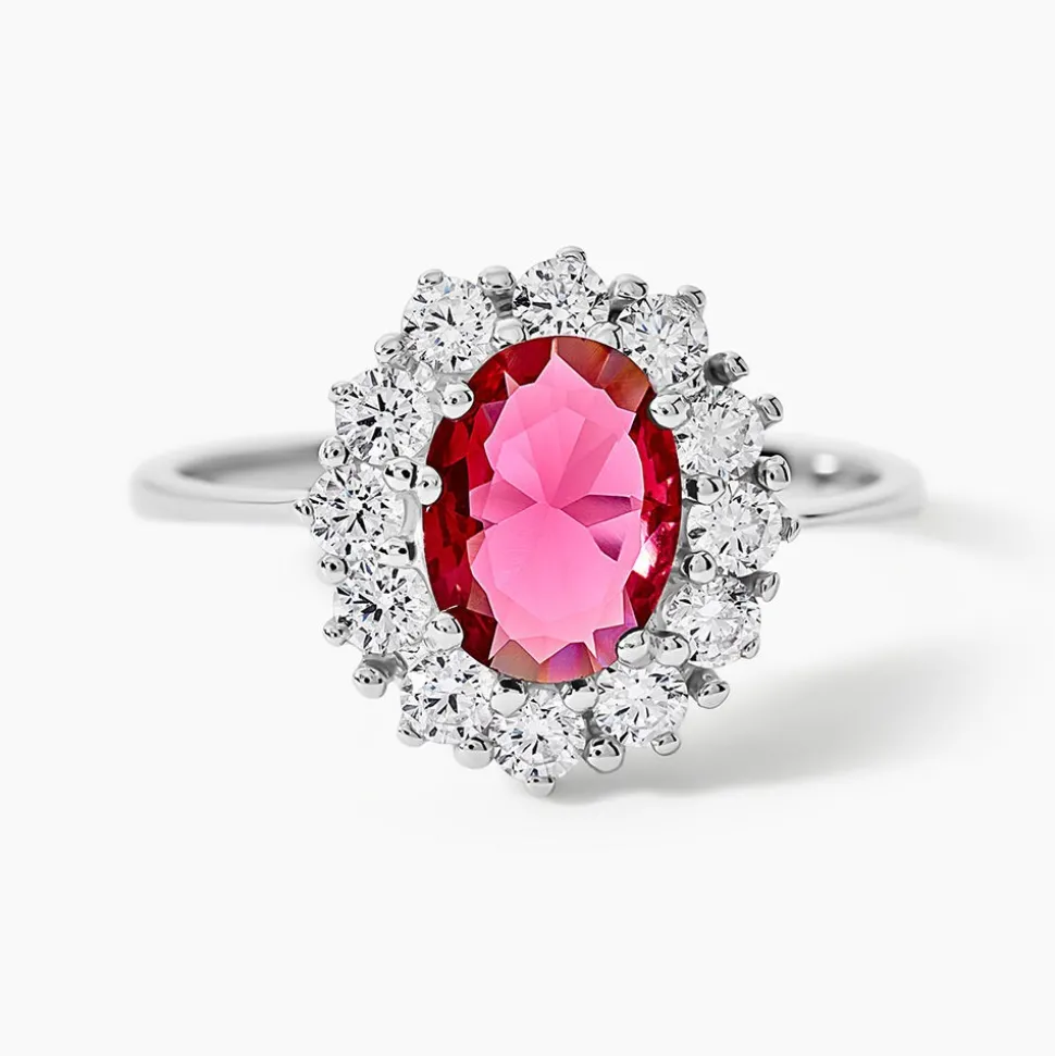 Bague Perez 2 Argent Blanc Oxyde De Zirconium