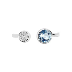 Bague Perline Argent Blanc Oxyde De Zirconium