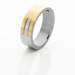 Bague Acier Bicolore|PHEBUS HIM Sale