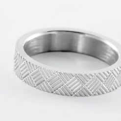 Bague Phebus Him Acier Blanc