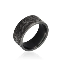 Bague Acier Noir|PHEBUS HIM Sale