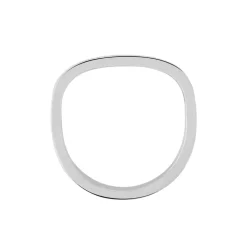 Bague Phebus Him Classique Acier Blanc
