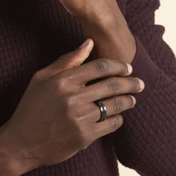 Bague Phebus Him Cosme Acier Noir