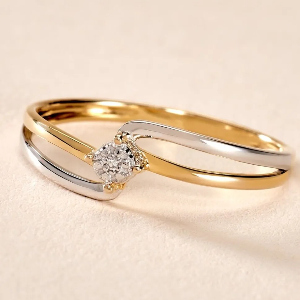 Bague Pika Or Bicolore Diamant