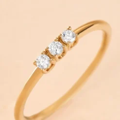 Bague Plaqué Or Jaune Shalice Oxydes De Zirconium|Marc Orian Outlet