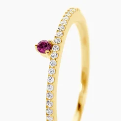 Bague Poem Argent Jaune Rhodolite Oxyde De Zirconium|Marc Orian Discount