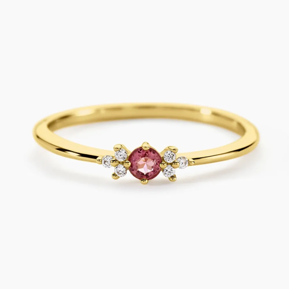 Bague Poem Argent Jaune Tourmaline Oxyde De Zirconium|Marc Orian Best