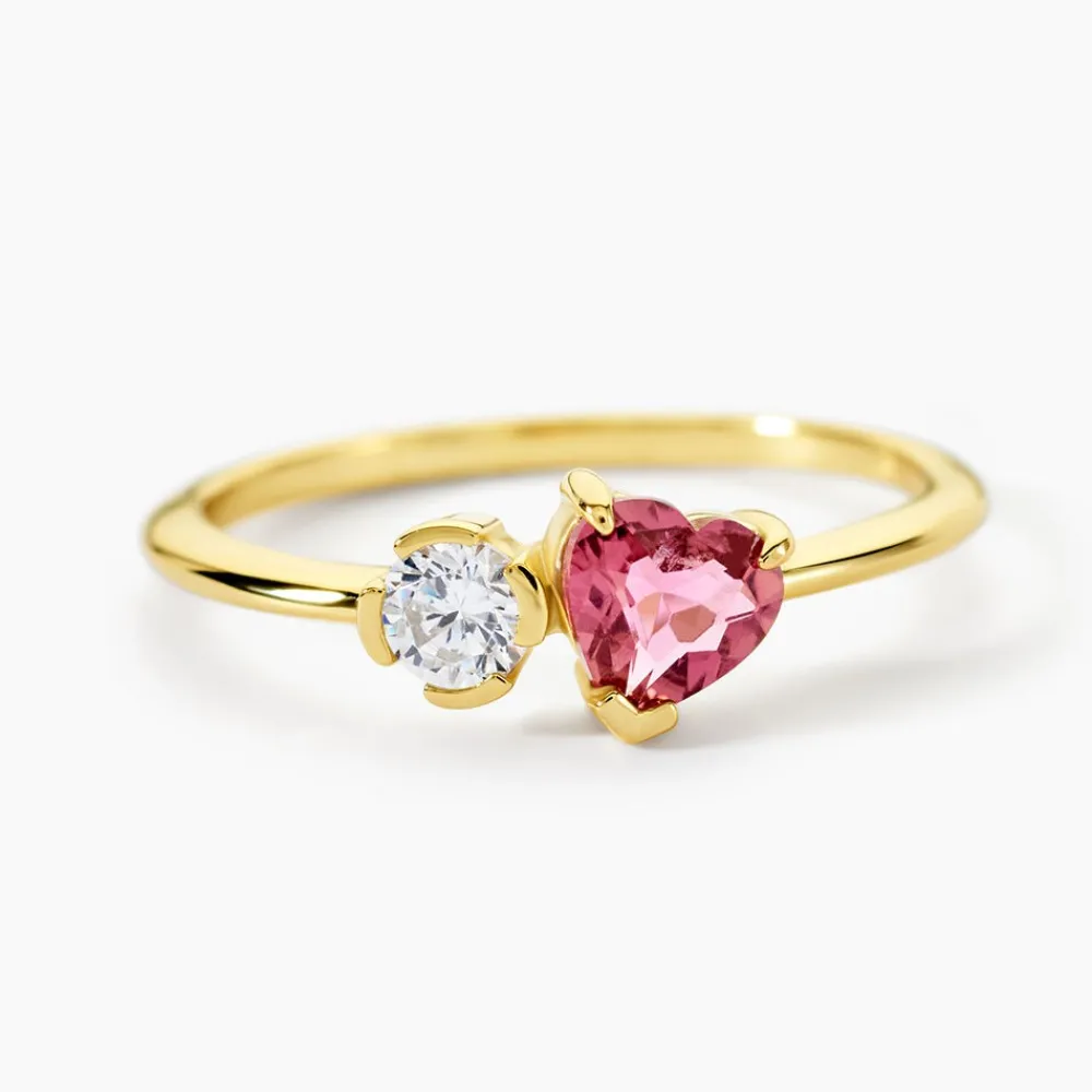 Bague Poem Argent Jaune Tourmaline Oxyde De Zirconium|Marc Orian Clearance