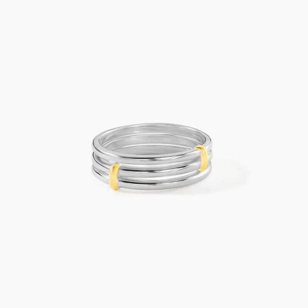 Bague Poly Argent Blanc|Marc Orian Best