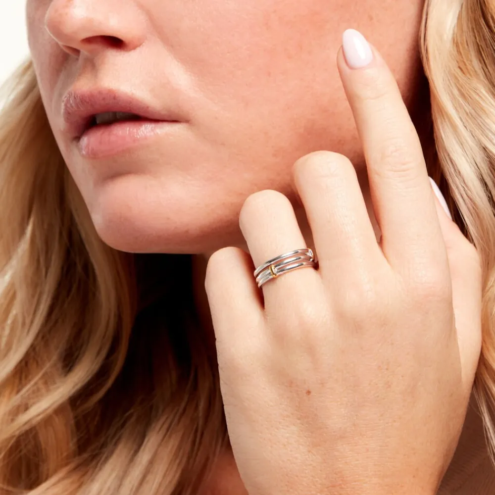 Bague Poly Argent Blanc|Marc Orian Best