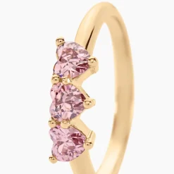 Bague Poésie Rosée Love Plaque Or Jaune Oxyde De Zirconium|Marc Orian Hot