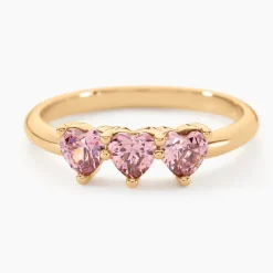 Bague Poésie Rosée Love Plaque Or Jaune Oxyde De Zirconium|Marc Orian Hot