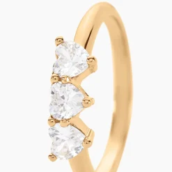 Bague Poésie Rosée Plaque Or Jaune Oxyde De Zirconium|Marc Orian Hot
