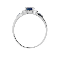 Bague Primevere Or Blanc Saphir Et Diamant|Marc Orian Sale