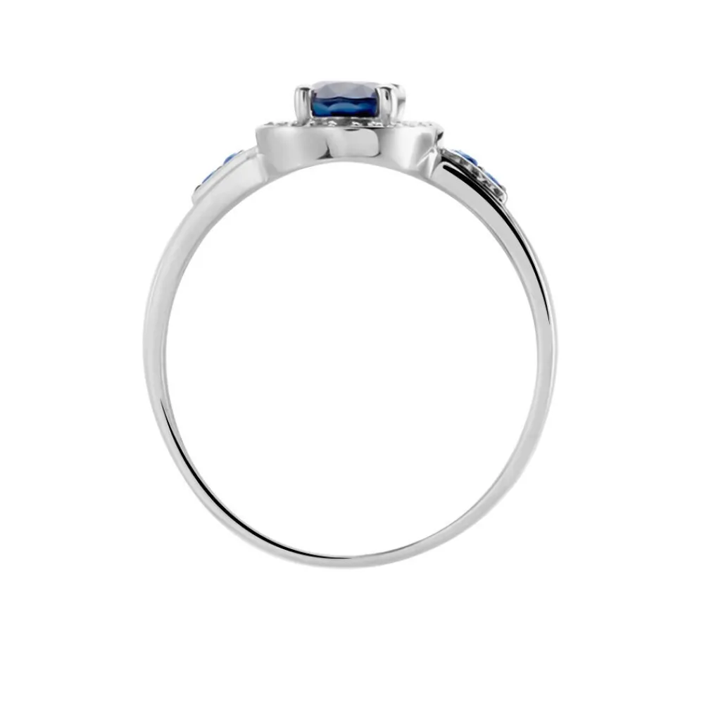 Bague Primevere Or Blanc Saphir Et Diamant|Marc Orian Sale