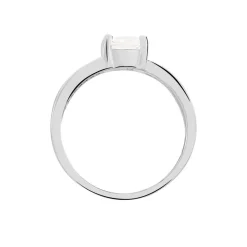 Bague Priscillienne Argent Blanc Oxyde De Zirconium