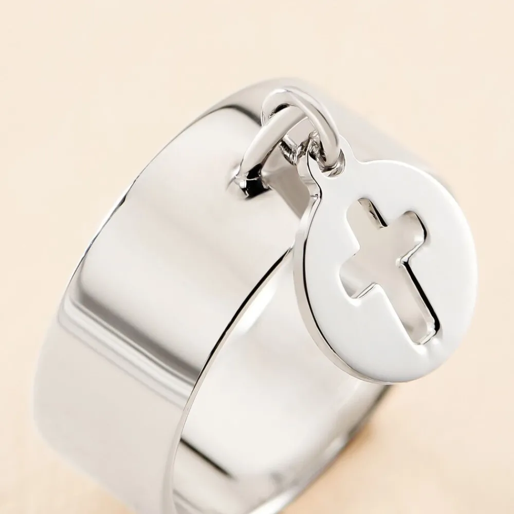 Bague Psara Argent Blanc|Marc Orian Outlet