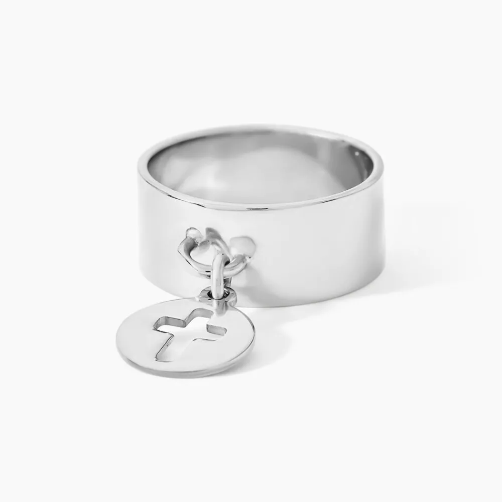 Bague Psara Argent Blanc|Marc Orian Outlet